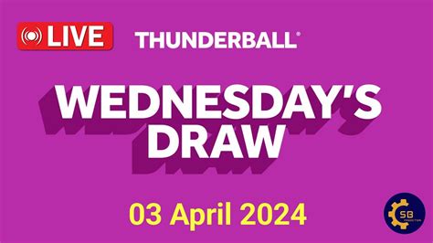 Thunderball Draw Live Results 24 April 2024 .
